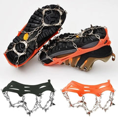 Outdoor Stainless Steel 13-Tooth Ice Cleats